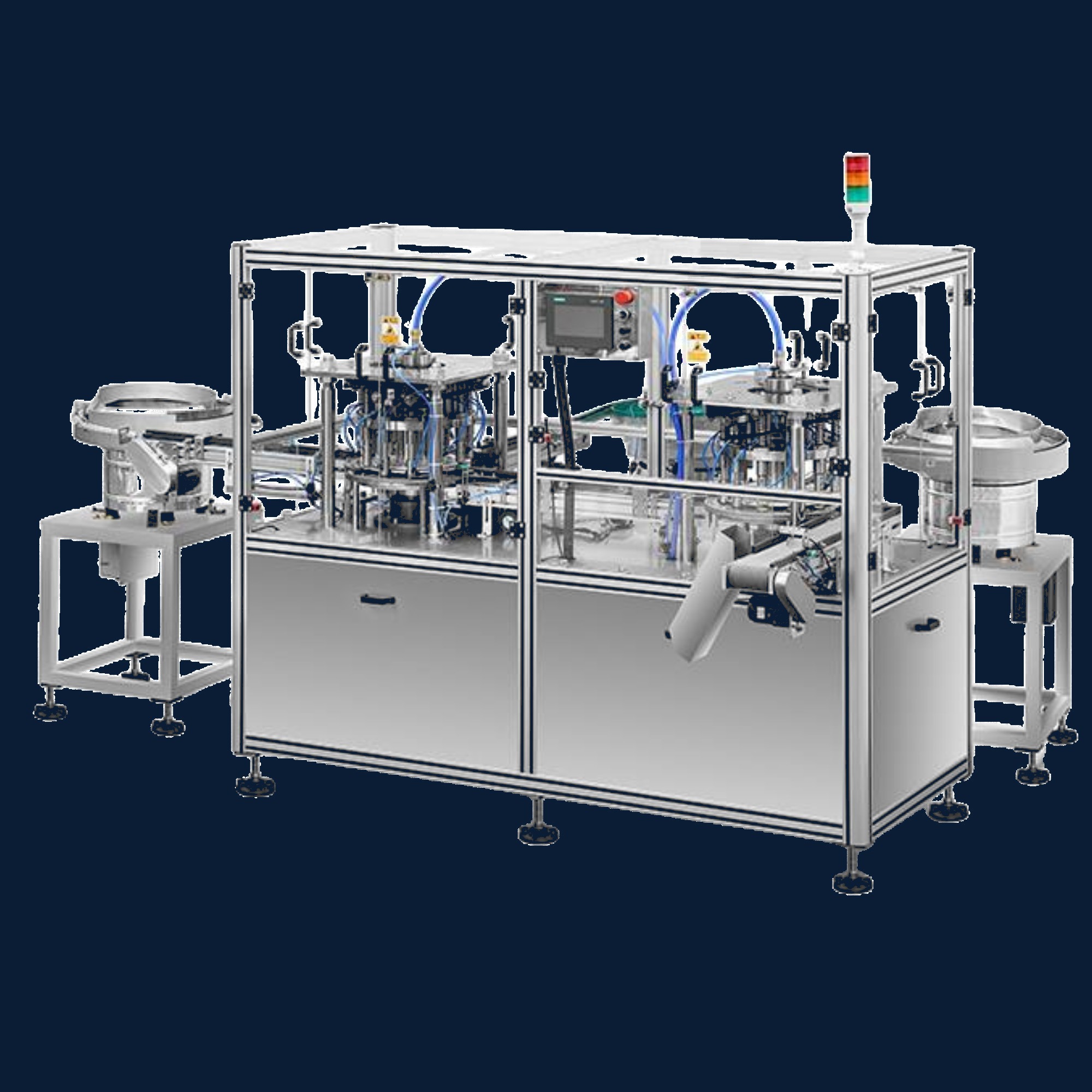 Máquina de Montagem de Tampas