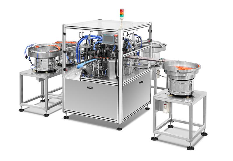 Máquina de Montagem de Tampas para Mamadeiras Tetra Pak A&E Painéis
